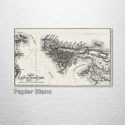Plano de San Juan Puerto Rico