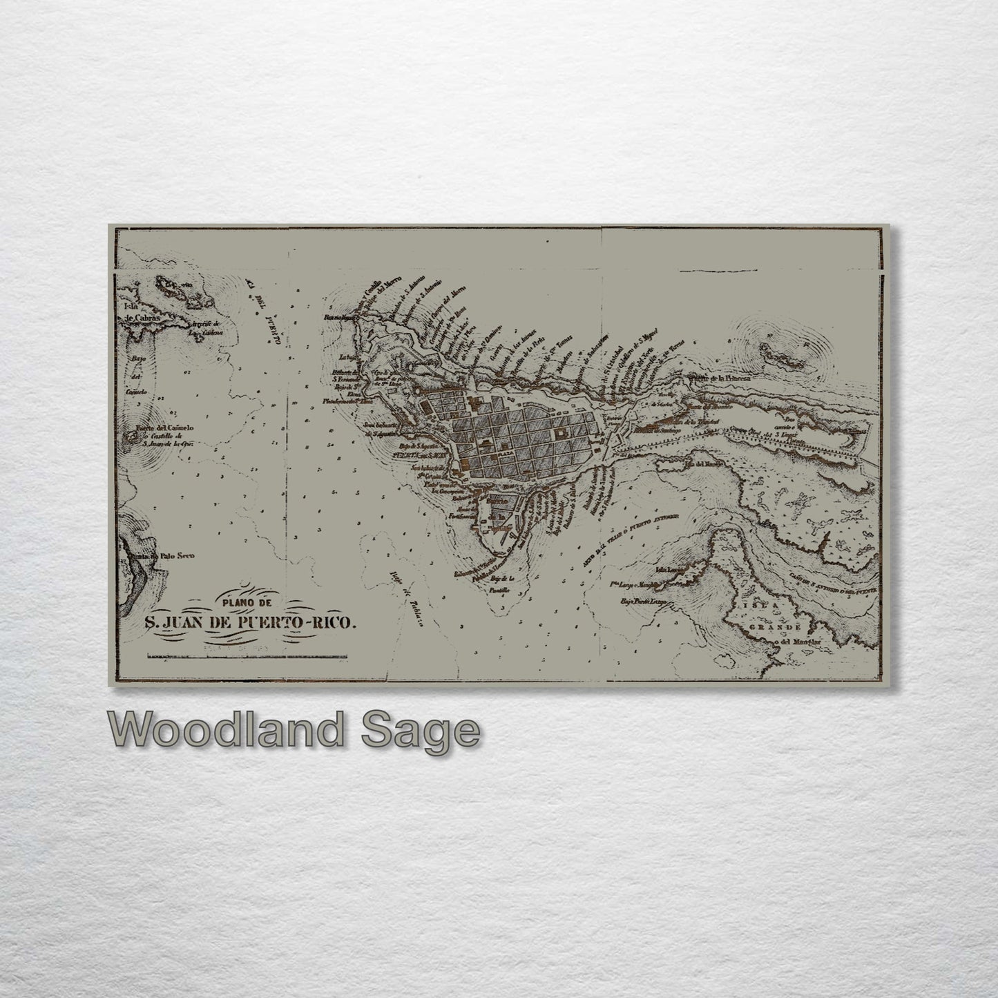 Plano de San Juan Puerto Rico