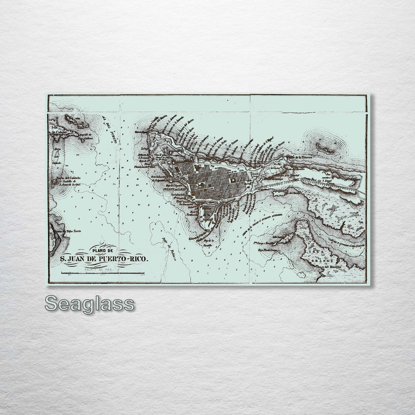 Plano de San Juan Puerto Rico