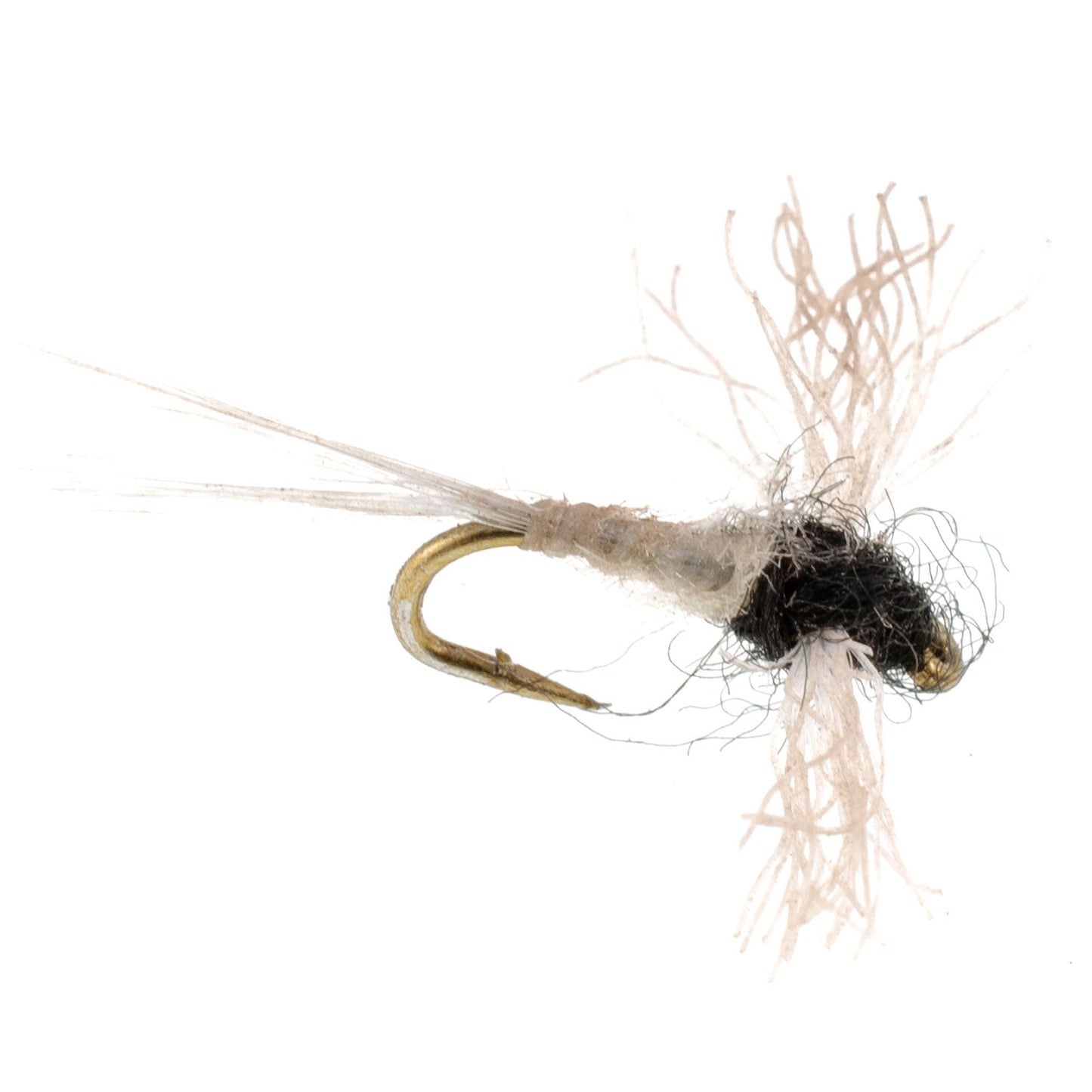 3 Pack Z-Lon Wing Trico Spinner Kapok Body Flies Size 20