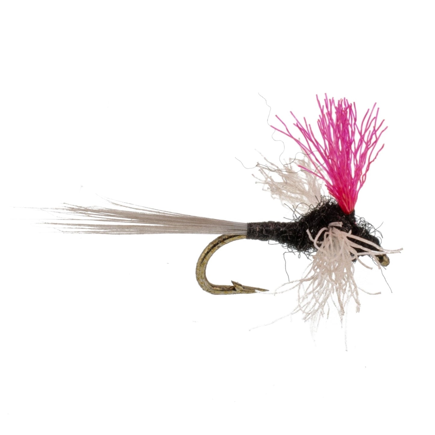 Trico Spinner High Visibility Pink Post 6 Flies Hook Size 22