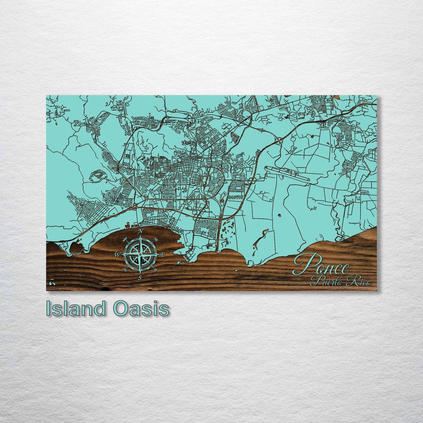 Ponce, Puerto Rico Street Map