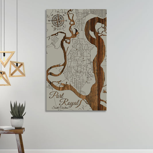 Port Royal, South Carolina Street Map