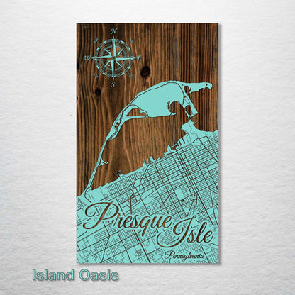 Presque Isle, Pennsylvania Street Map