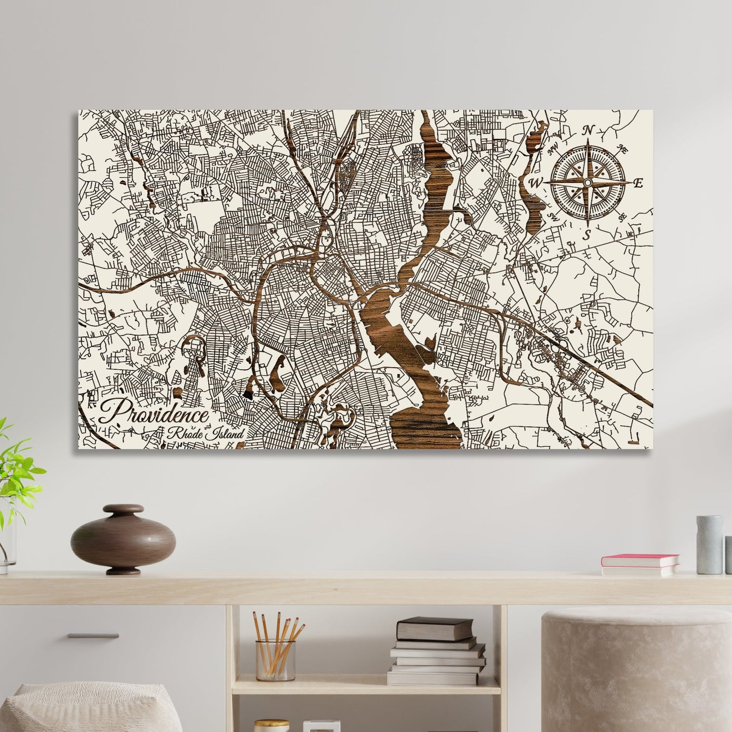 Providence, Rhode Island Street Map