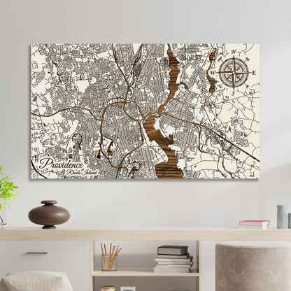 Providence, Rhode Island Street Map