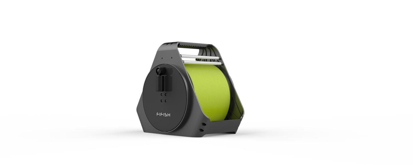 Qysea Tether and Spool for FiFish V6s and V6 Underwater Drones - 100 Meters