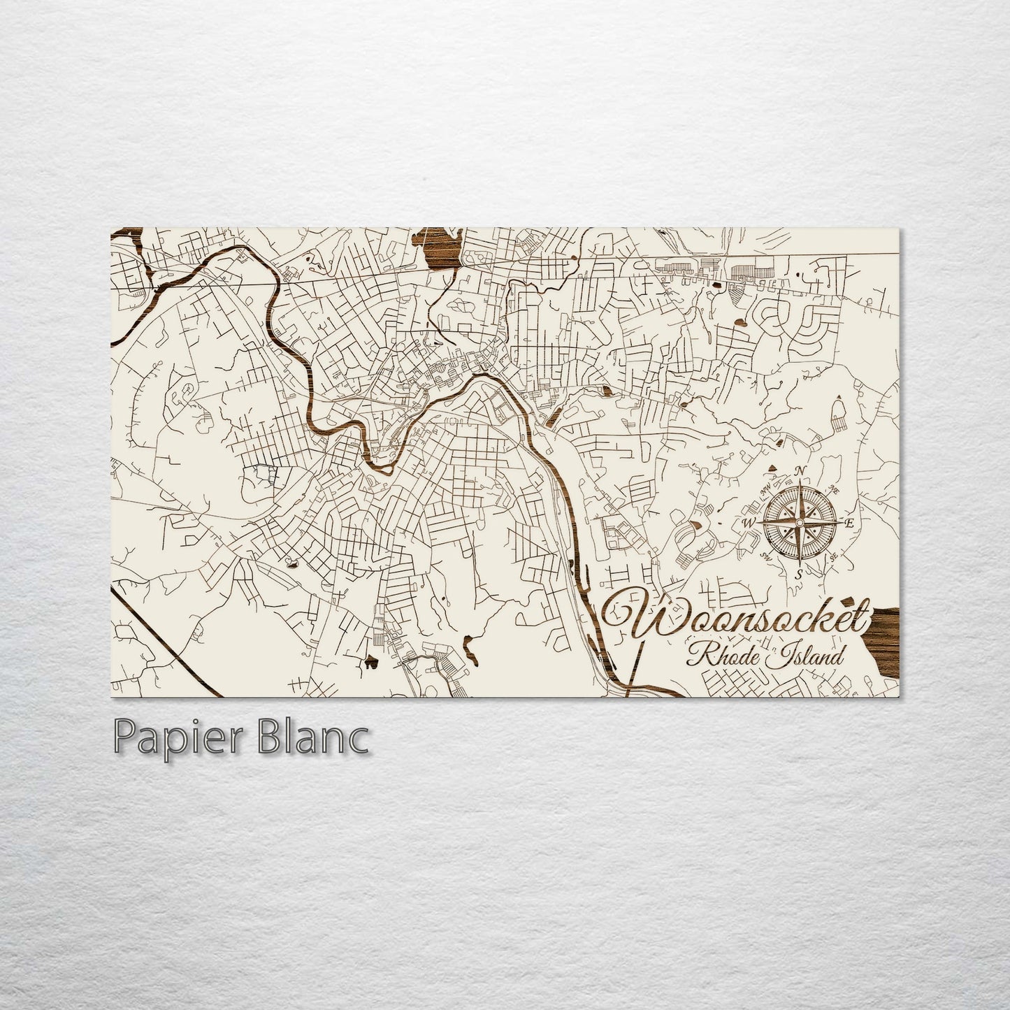 Woonsocket, Rhode Island Street Map