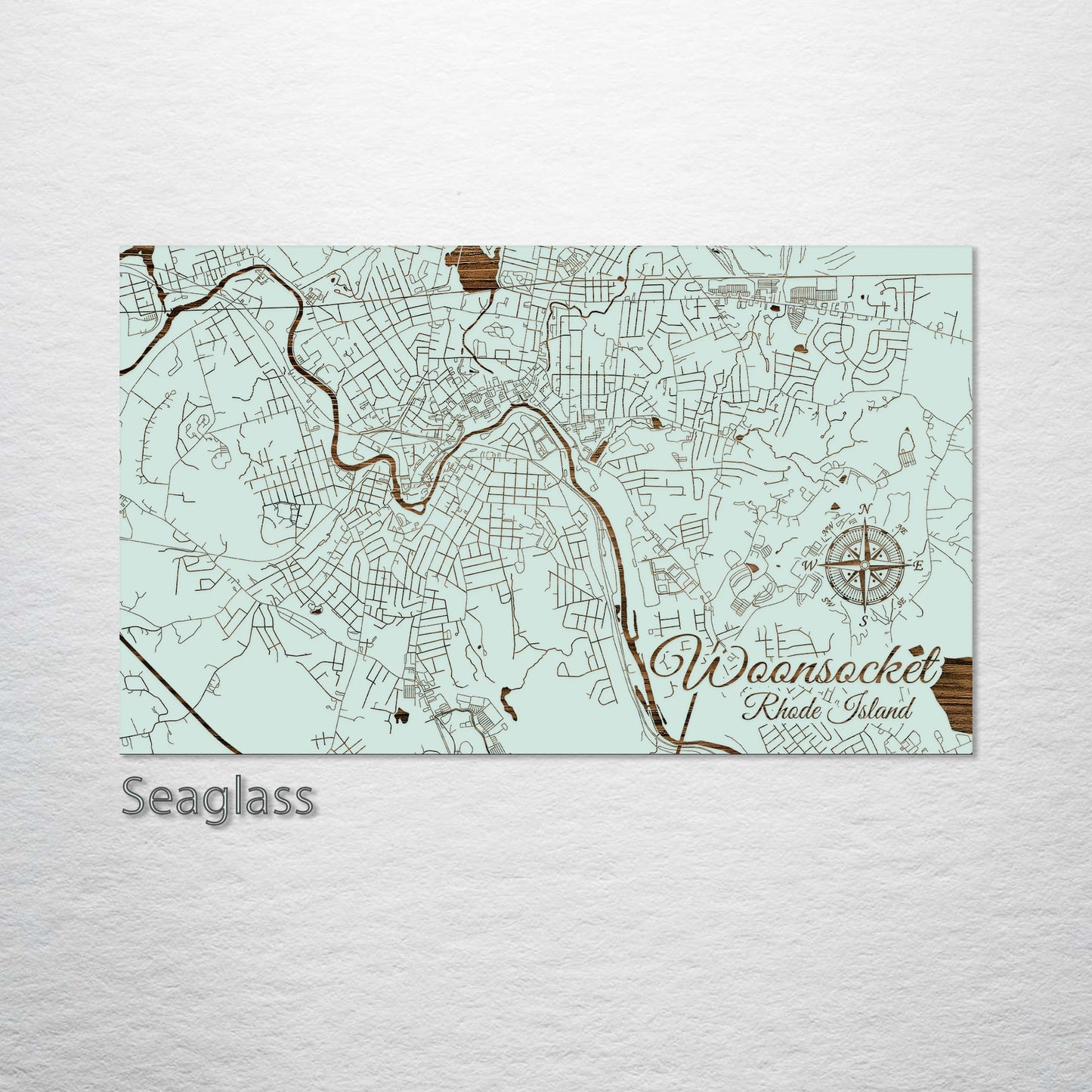 Woonsocket, Rhode Island Street Map