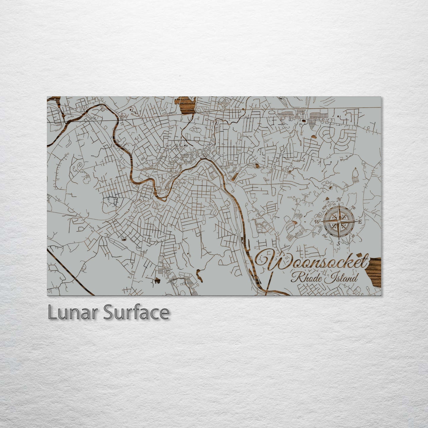 Woonsocket, Rhode Island Street Map