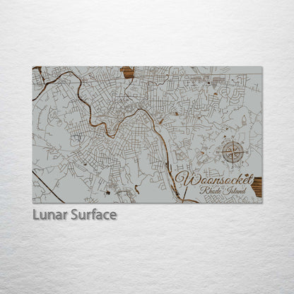 Woonsocket, Rhode Island Street Map