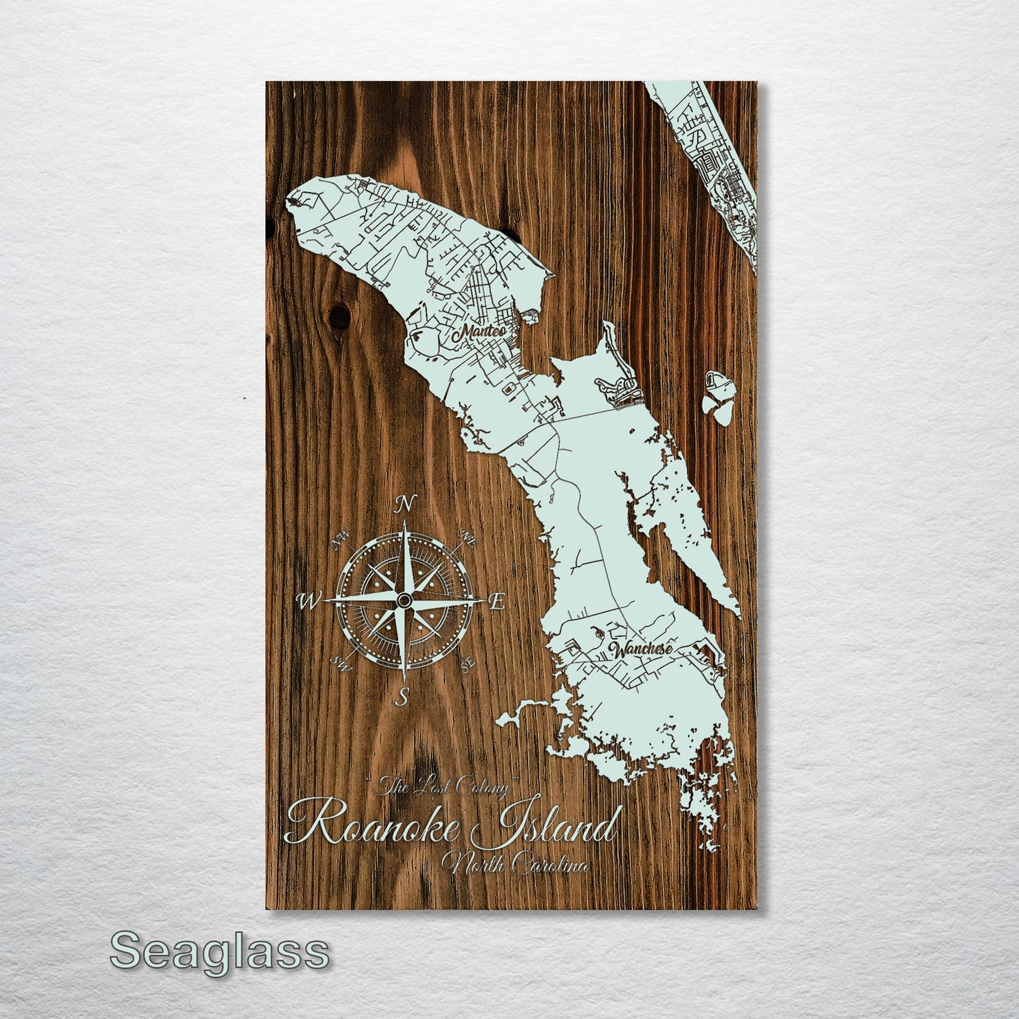 Roanoke Island, North Carolina Street Map