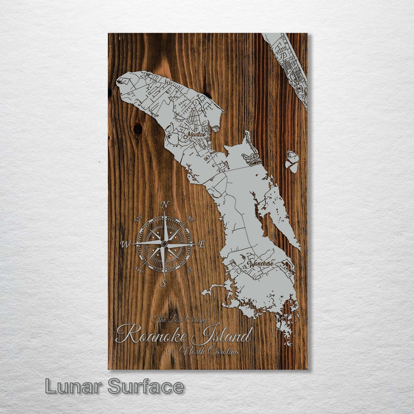 Roanoke Island, North Carolina Street Map