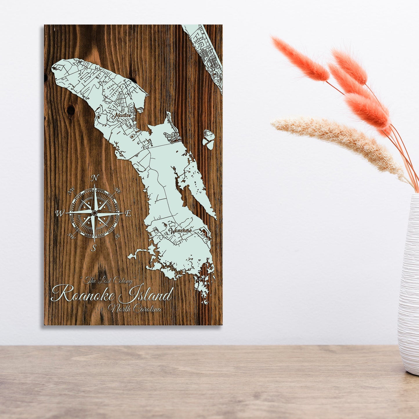 Roanoke Island, North Carolina Street Map