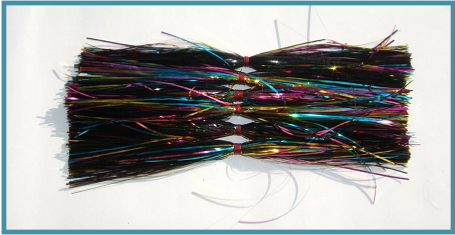 Bucktail Skirts - Rainbow Black