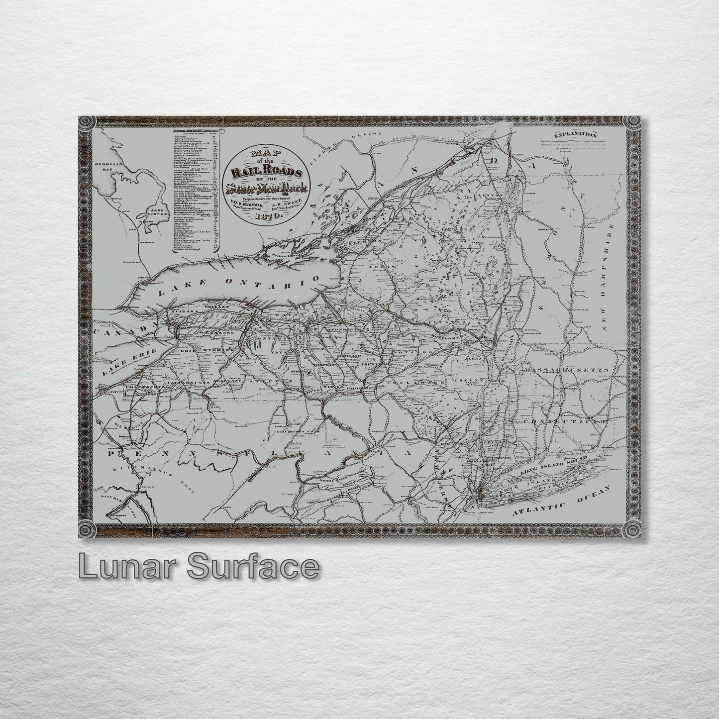 Rail Roads of New York 1870