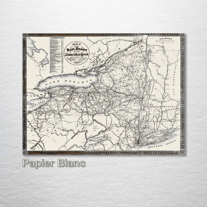 Rail Roads of New York 1870