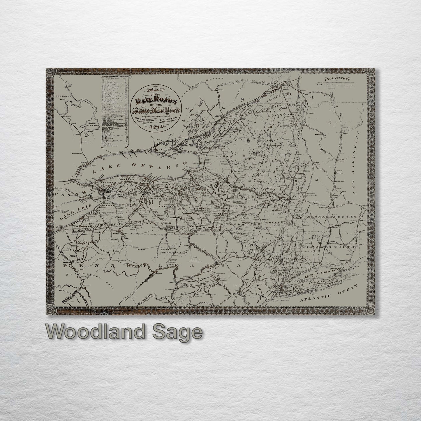 Rail Roads of New York 1870