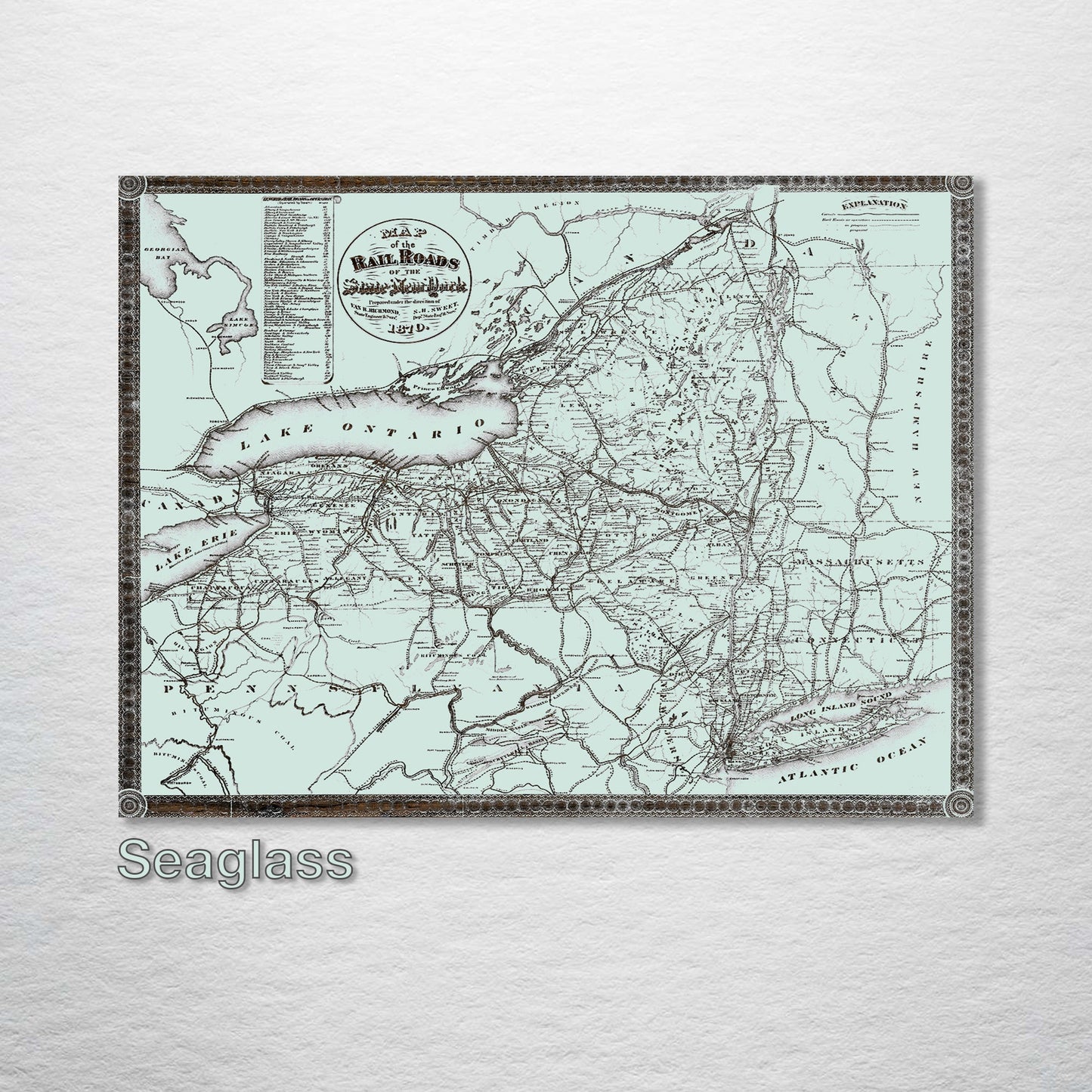 Rail Roads of New York 1870