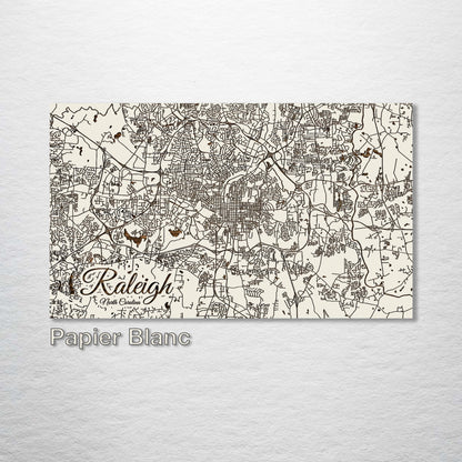 Raleigh, North Carolina Street Map