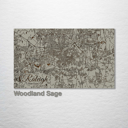 Raleigh, North Carolina Street Map