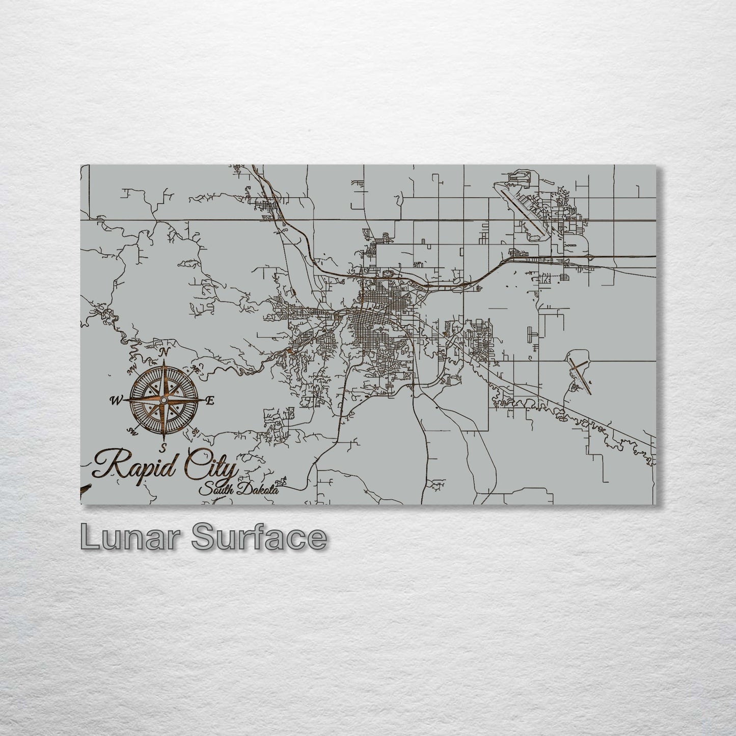 Rapid City, South Dakota Street Map