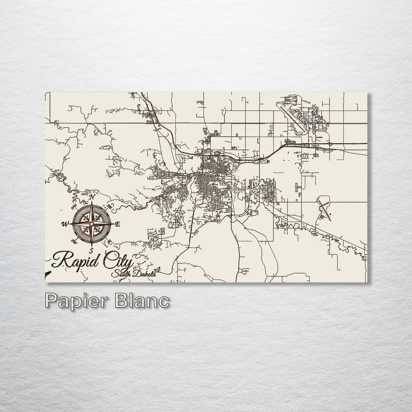 Rapid City, South Dakota Street Map