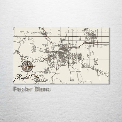 Rapid City, South Dakota Street Map