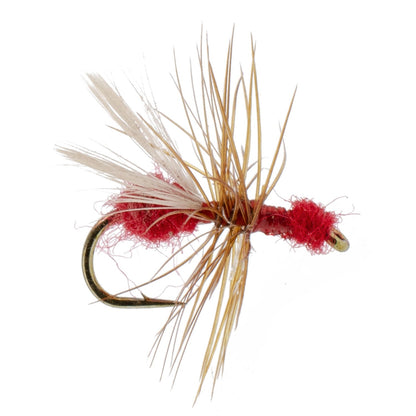 3 Pack Red Fur Flying Ant Terrestrial Trout Dry Fly - Hook Size 14