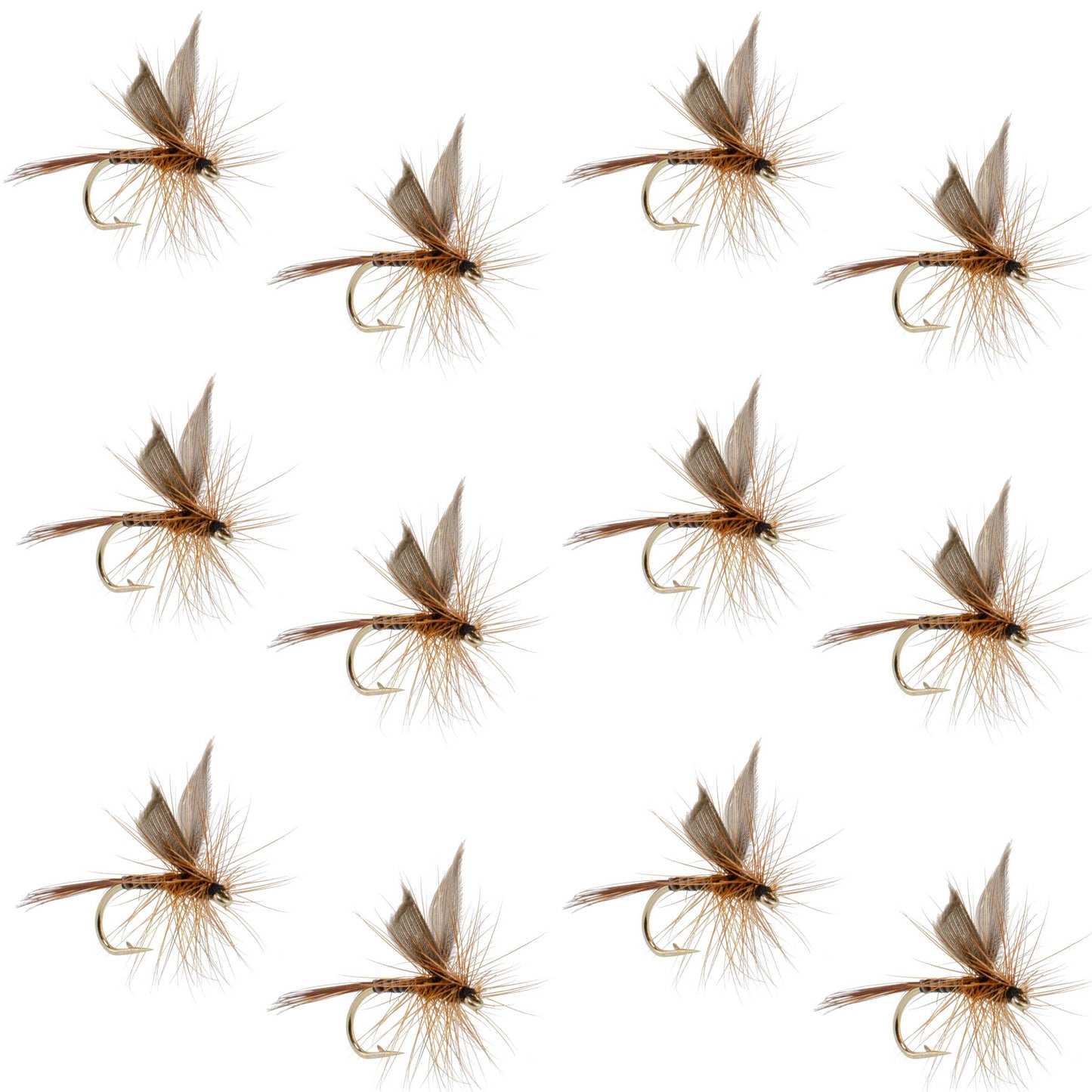 Red Quill Classic Dry Fly - 12 Flies Size 18