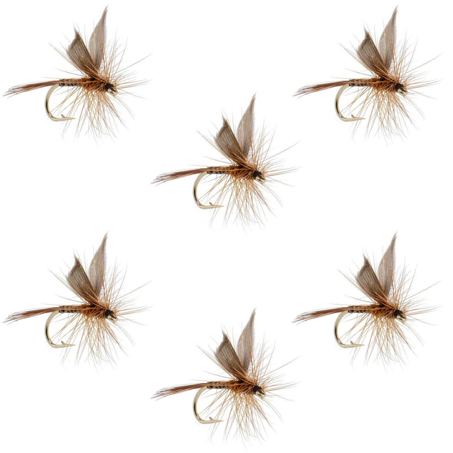 Red Quill Classic Dry Fly - 6 Flies Size 12