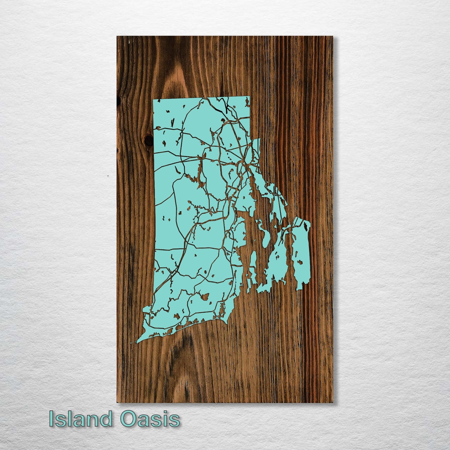 Rhode Island Isolated Map