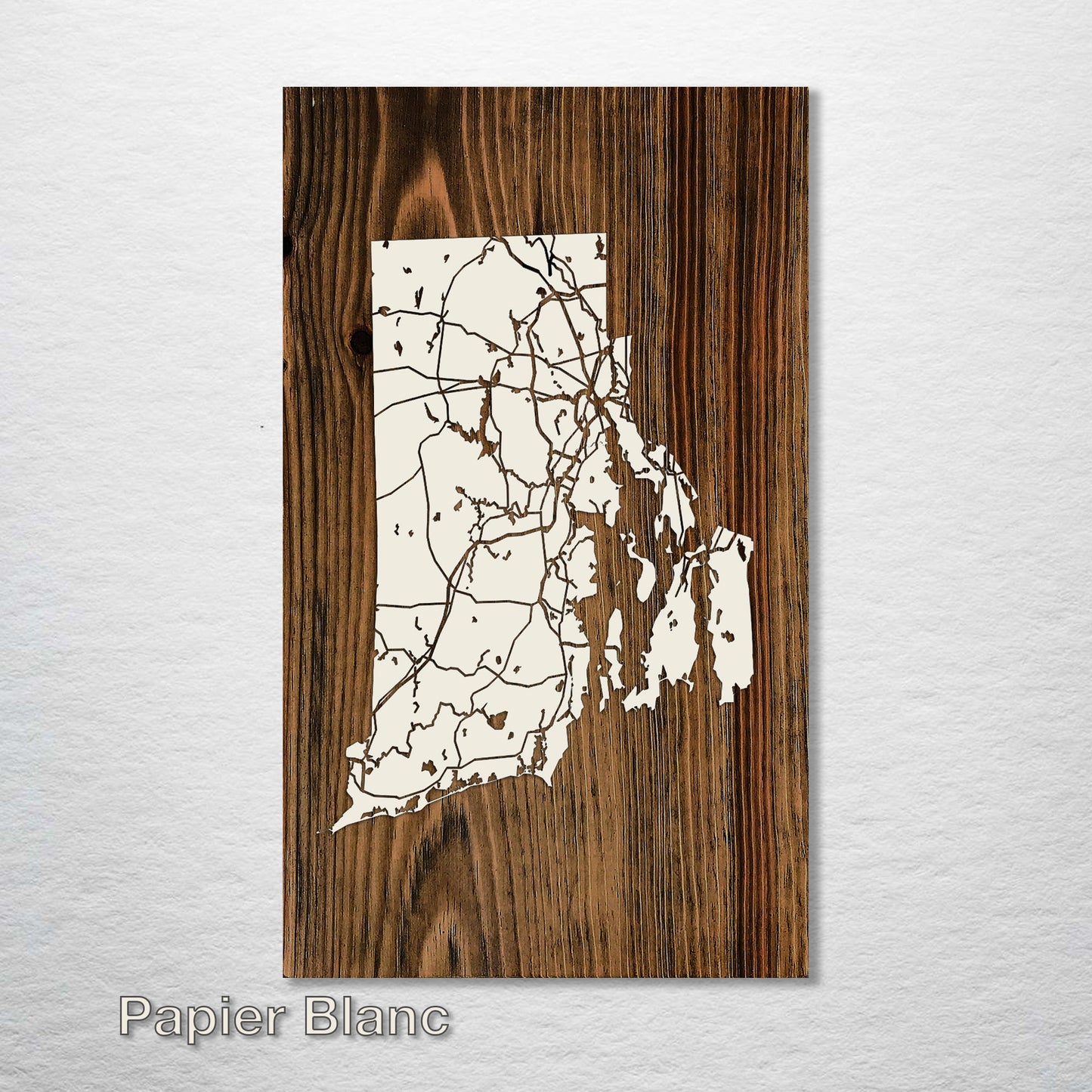 Rhode Island Isolated Map