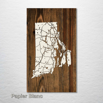 Rhode Island Isolated Map