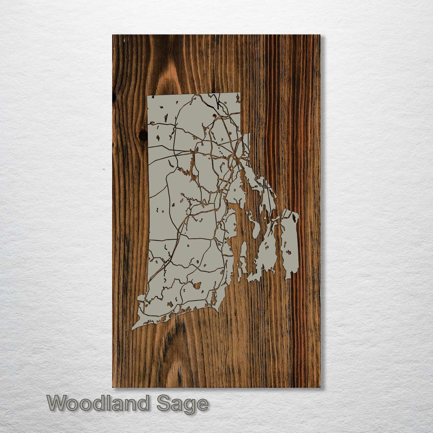 Rhode Island Isolated Map