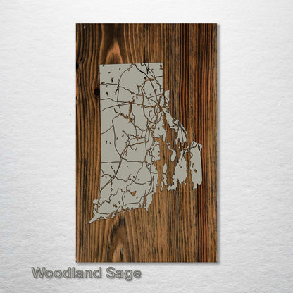 Rhode Island Isolated Map