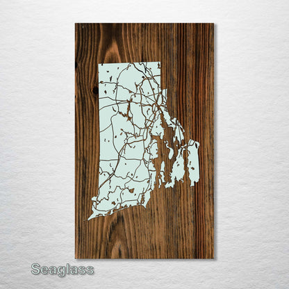 Rhode Island Isolated Map