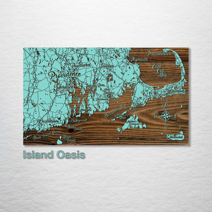 Rhode Island Whimsical Map