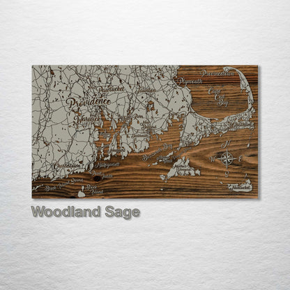 Rhode Island Whimsical Map