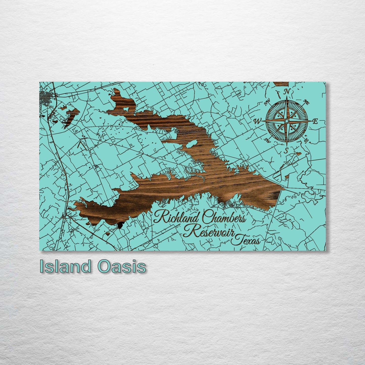 Richland Chambers Reservoir Street Map