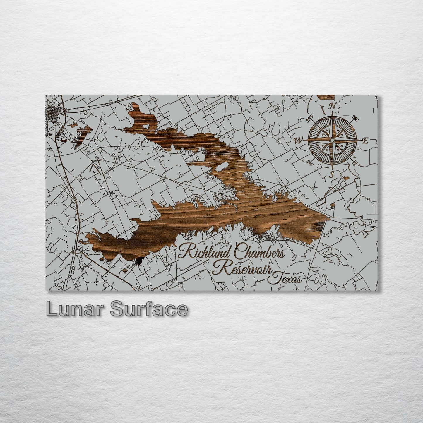 Richland Chambers Reservoir Street Map