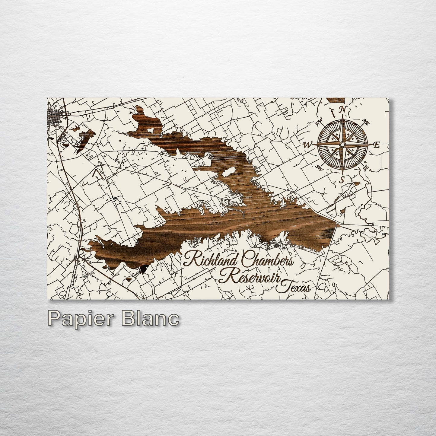 Richland Chambers Reservoir Street Map