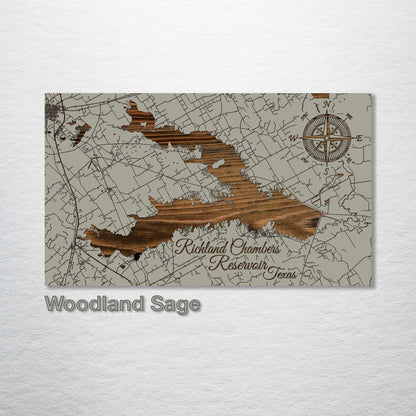 Richland Chambers Reservoir Street Map