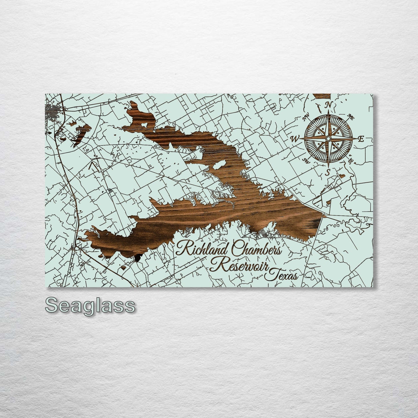 Richland Chambers Reservoir Street Map