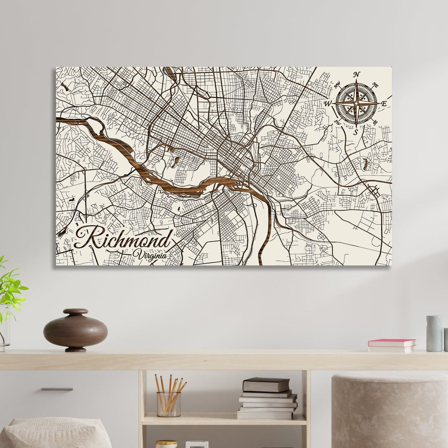 Richmond, Virginia Street Map