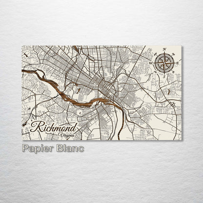 Richmond, Virginia Street Map