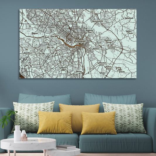 Richmond, Virginia Whimsical Map