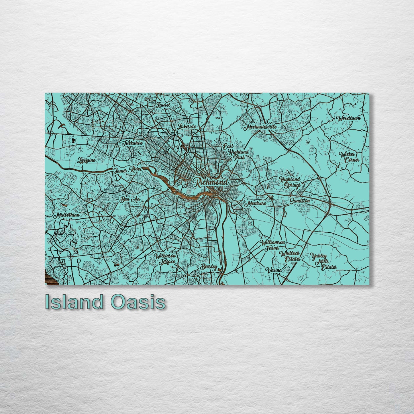 Richmond, Virginia Whimsical Map