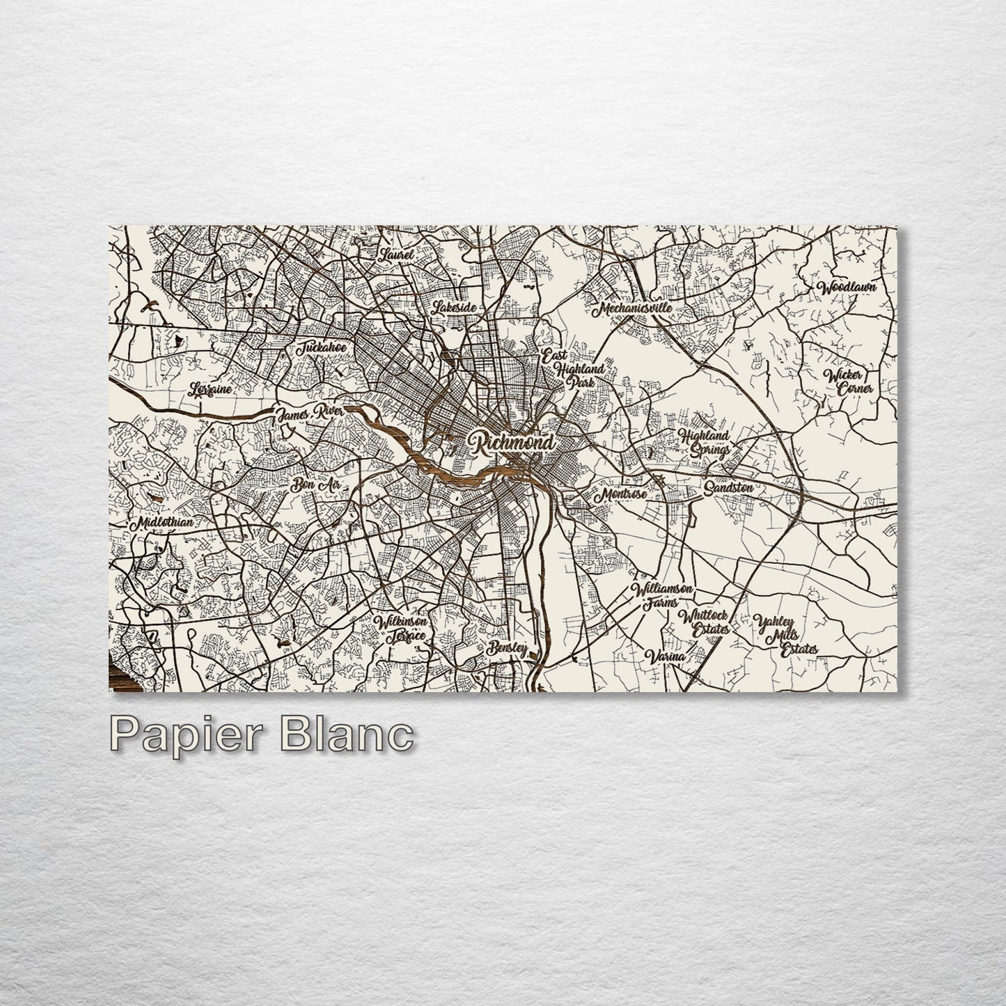 Richmond, Virginia Whimsical Map