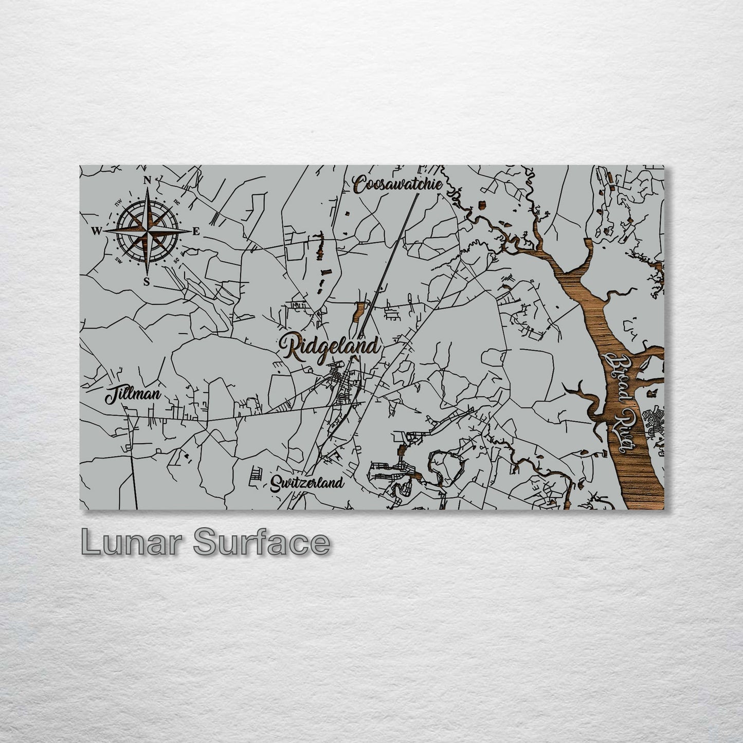 Ridgeland, South Carolina Whimsical Map